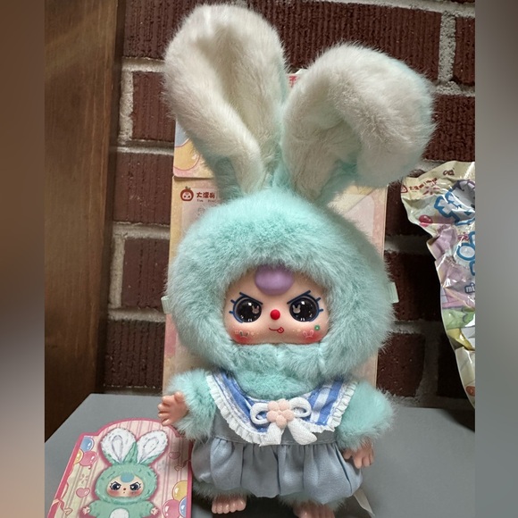 Baby Three Other - 🐰 Baby Three Mini Rabbit new v2 Blind Box BB3 plush pendant NIB special eyes